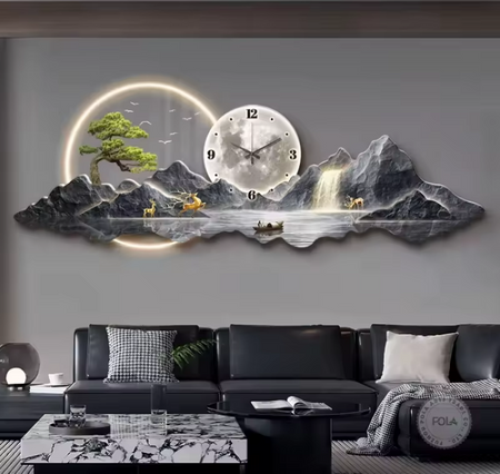 Luxury Landscape Crystal Luminous LED 120 * 40 #2